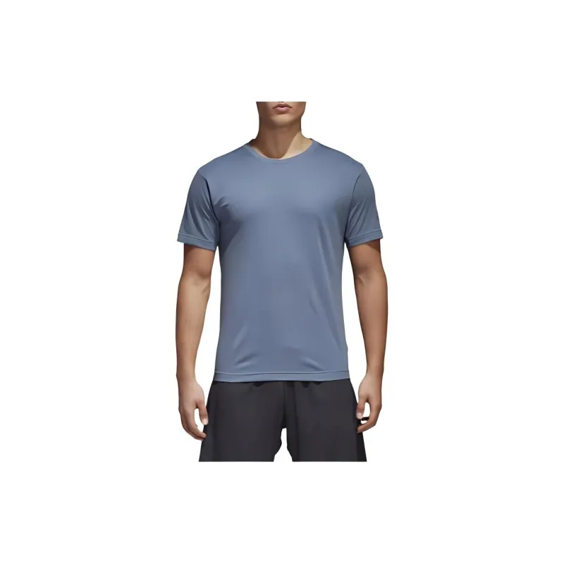 Adidas T Shirts Men Haze Blue-2