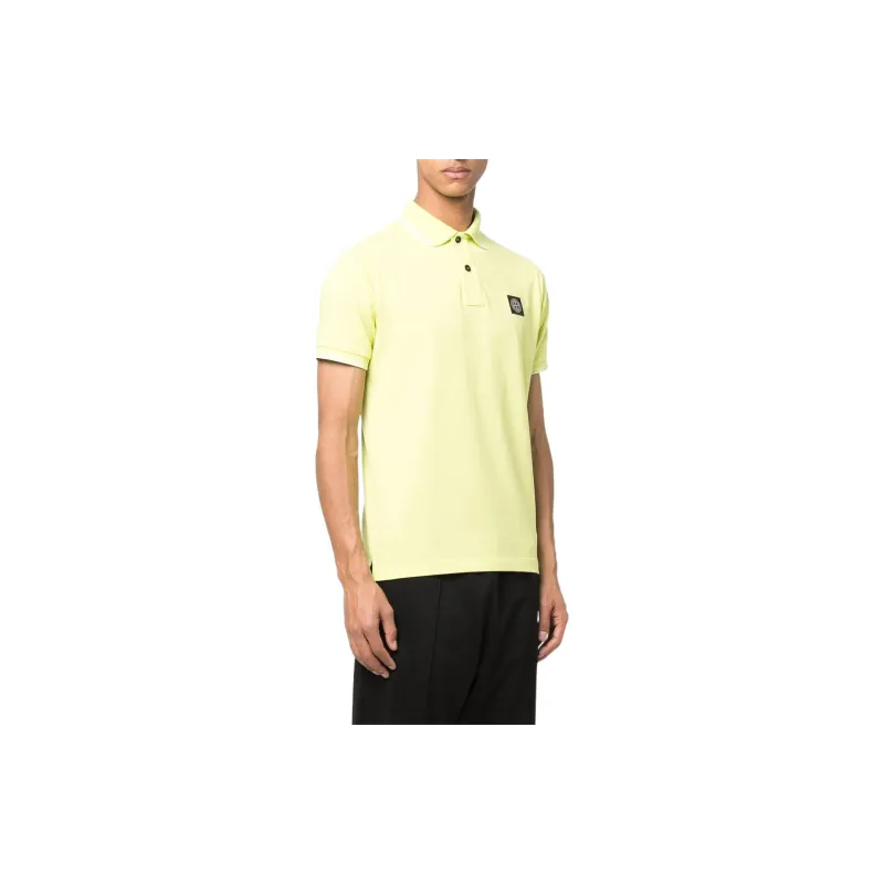 STONE ISLAND Polo Shirts Men Yellow-2