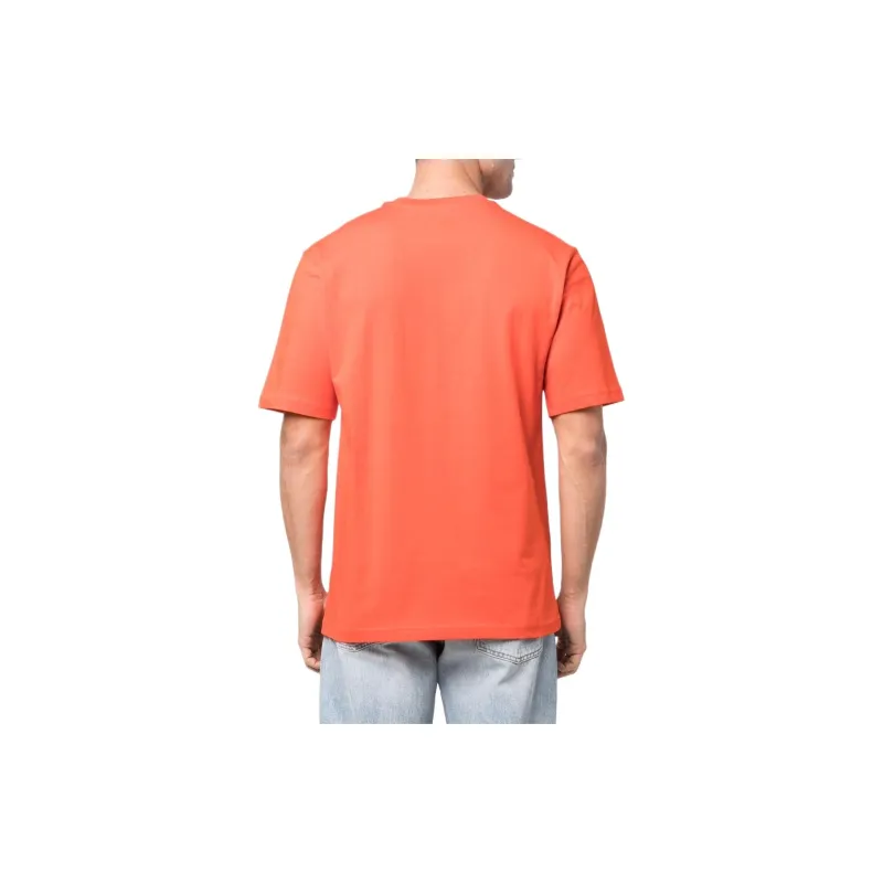MOSCHINO T-Shirts Men Orange Red-2
