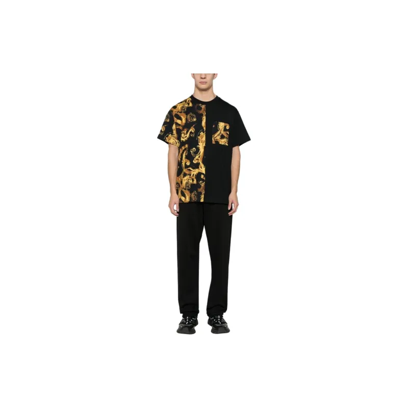VERSACE JEANS COUTURE Baroque Printed Crewneck T Shirt-2