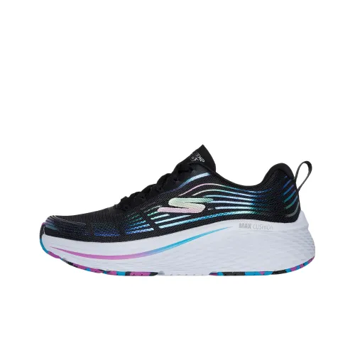 Skechers Max Cushioning Elite 2.0 Running Shoes Women's Low-Top Black/Blue