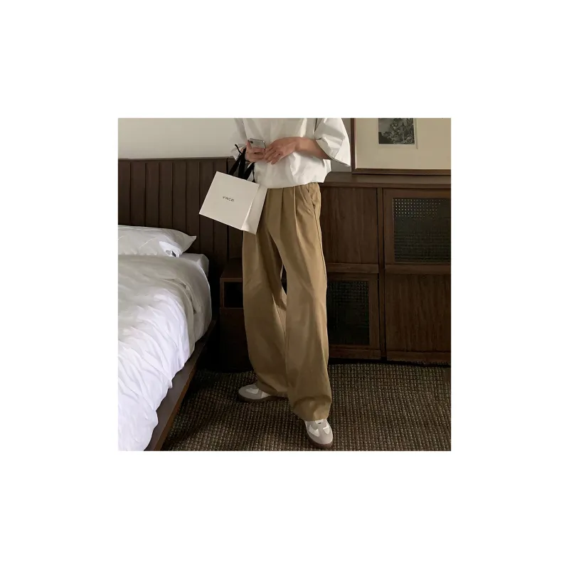 I'm David Casual Pants Unisex Ginger Yellow-5