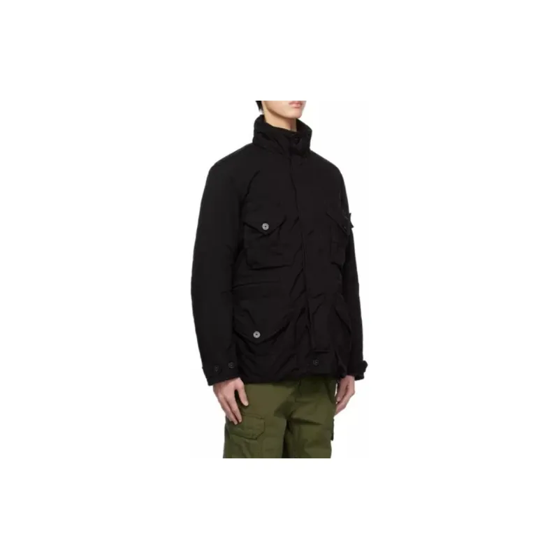 STONE ISLAND FW23 Parka Coat Unisex Black-4