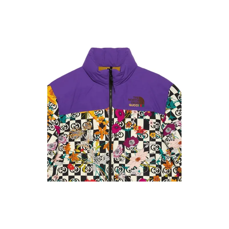 GUCCI X The North Face Floral Down Jacket-5