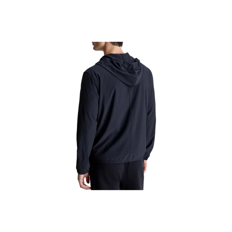 CALVIN KLEIN Trench Coat Europe Version Men's Black-3