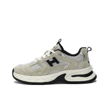 JEEP SPIRIT Chunky Sneakers Men Low Top Light Sandy