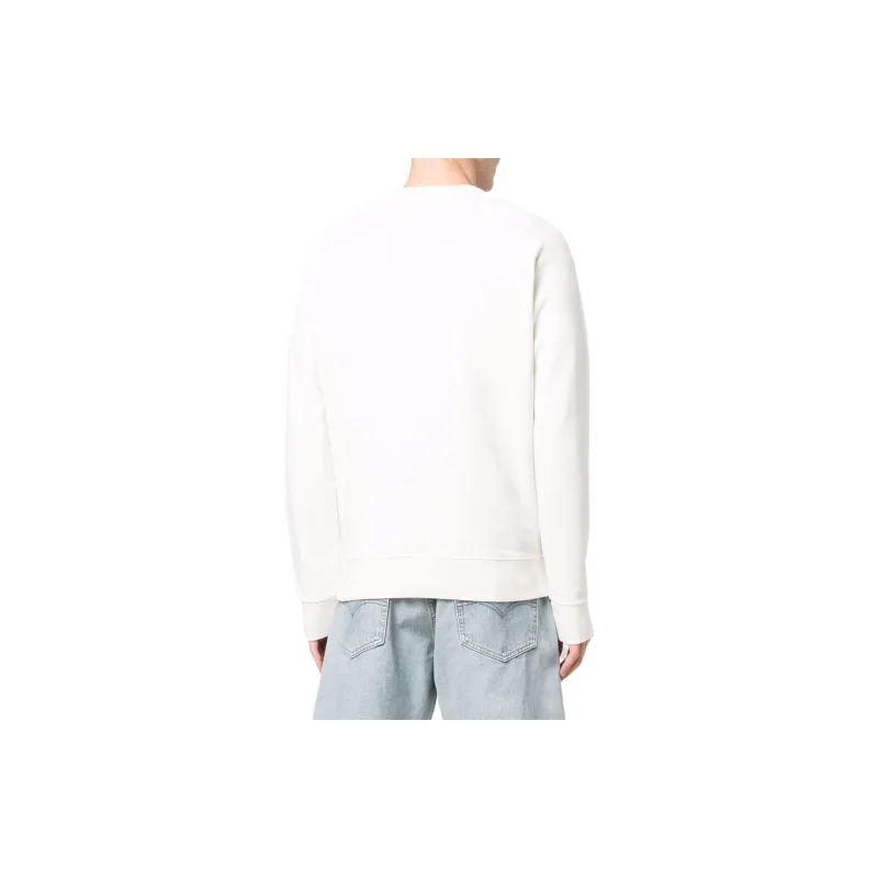 Maison Kitsune Sweatshirts Men White-4