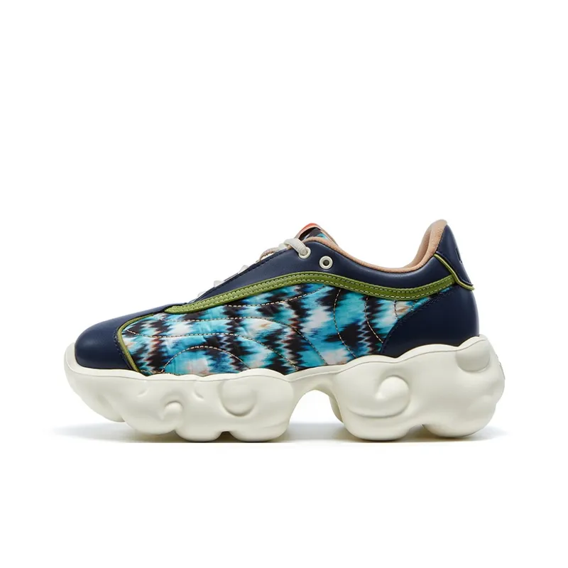 U.IN Painted Travel Cloud Collection Low Top Chunky Sneakers Women's-28
