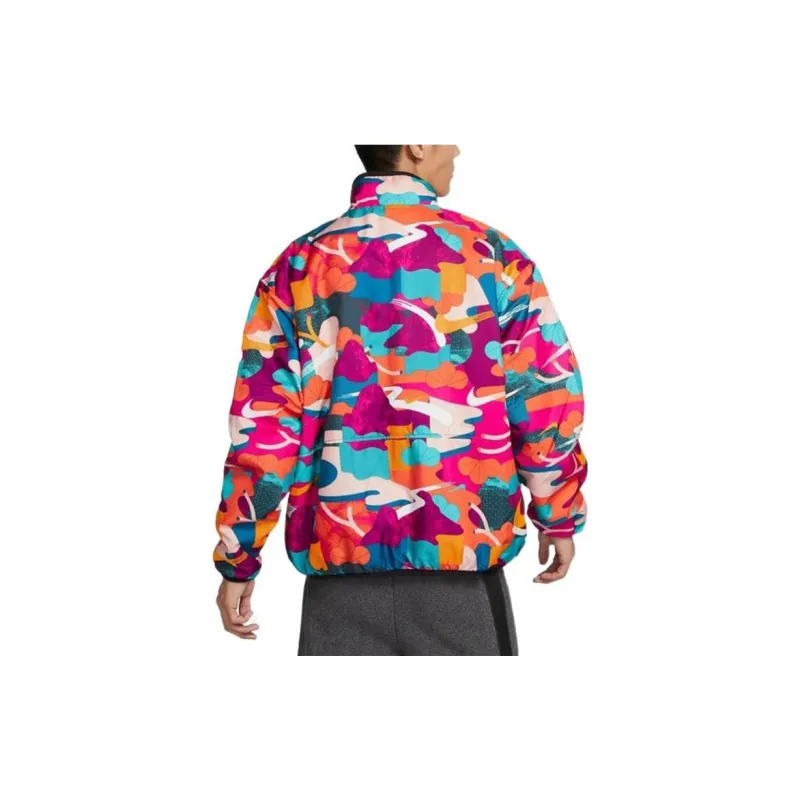 Nike Velvet Jackets Men Multicolor/Black-5