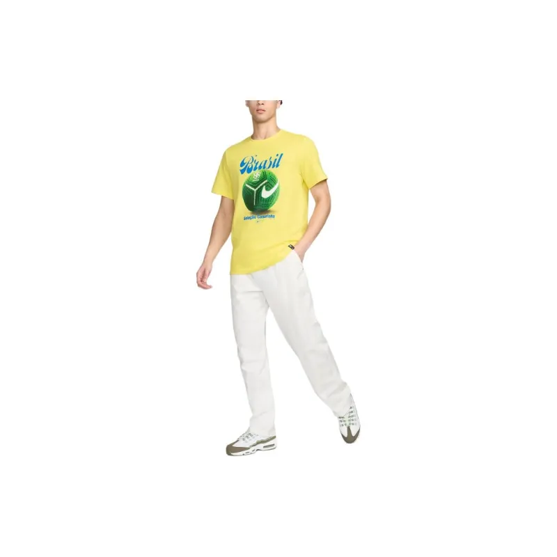 Nike Brazil Home Field Men's Nike Soccer T Shirt-4