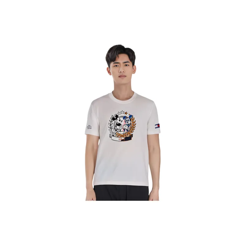 Disney X Tommy Hilfiger Tommy Hilfiger X DISNEY Co branded Series T Shirts Unisex White-4