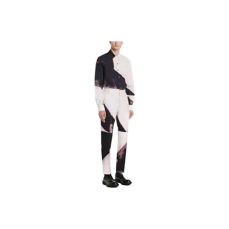 Alexander McQueen SS23 Casual Pants Men's Multicolor-3