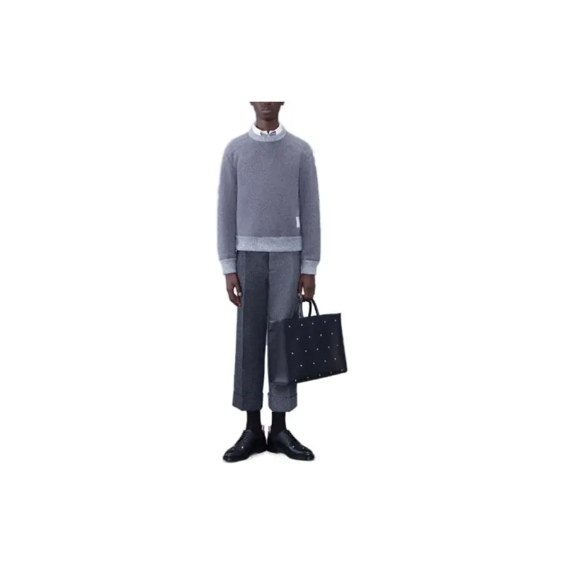 THOM BROWNE Crewneck Knitted Jumper-1