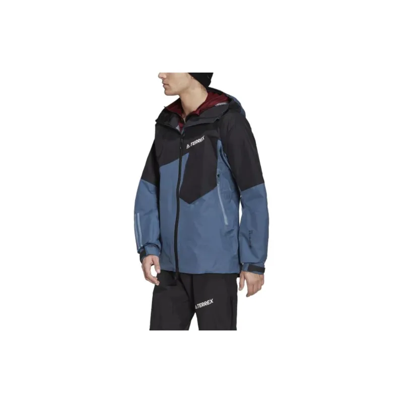 Adidas Windbreaker Jacket Men's Blue-3