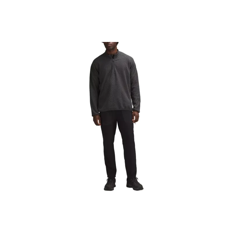 Lululemon Textured Fleece Hiking Half Zip Jackets & Coats Men's-5