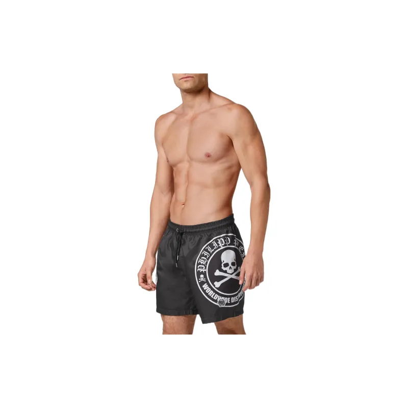 PHILIPP PLEIN Casual Shorts Men Black-2
