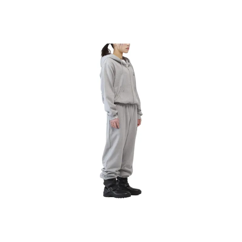 JOEGUSH Smile Rockstar Hoodie Zip-Up Sweatshirt Unisex Grey/Gray-7