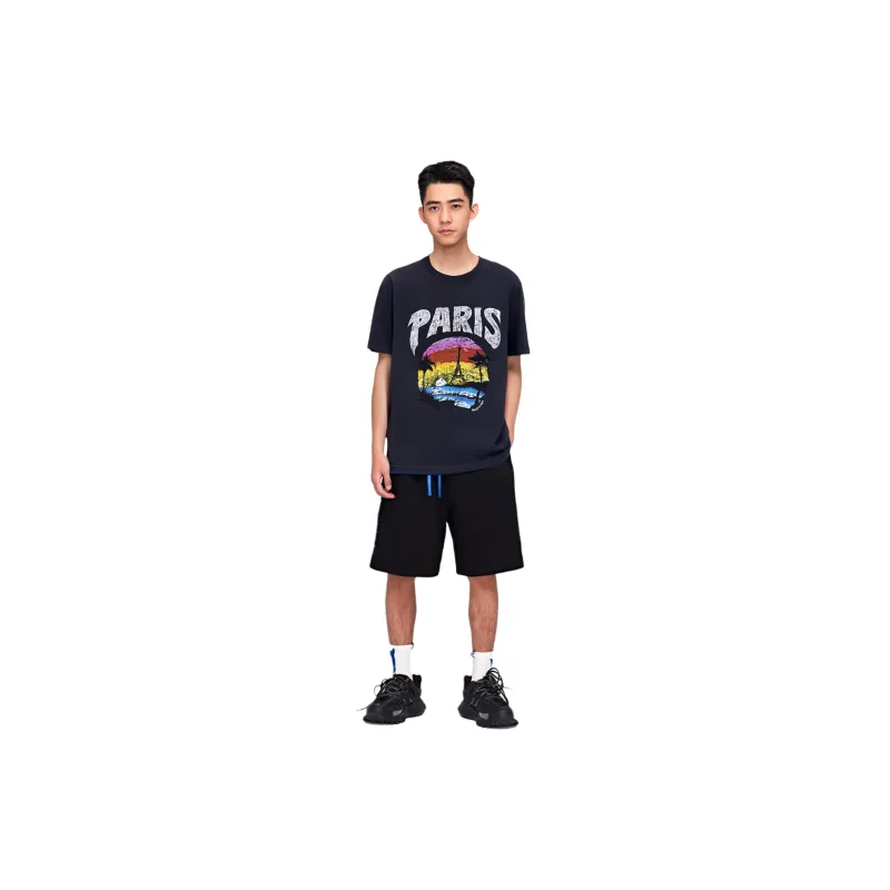Balenciaga Graphic Printed Crewneck T Shirt-2