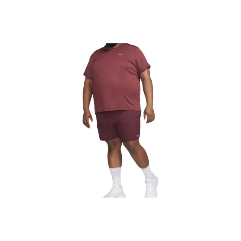 Nike Casual Shorts Men Burgundy-2