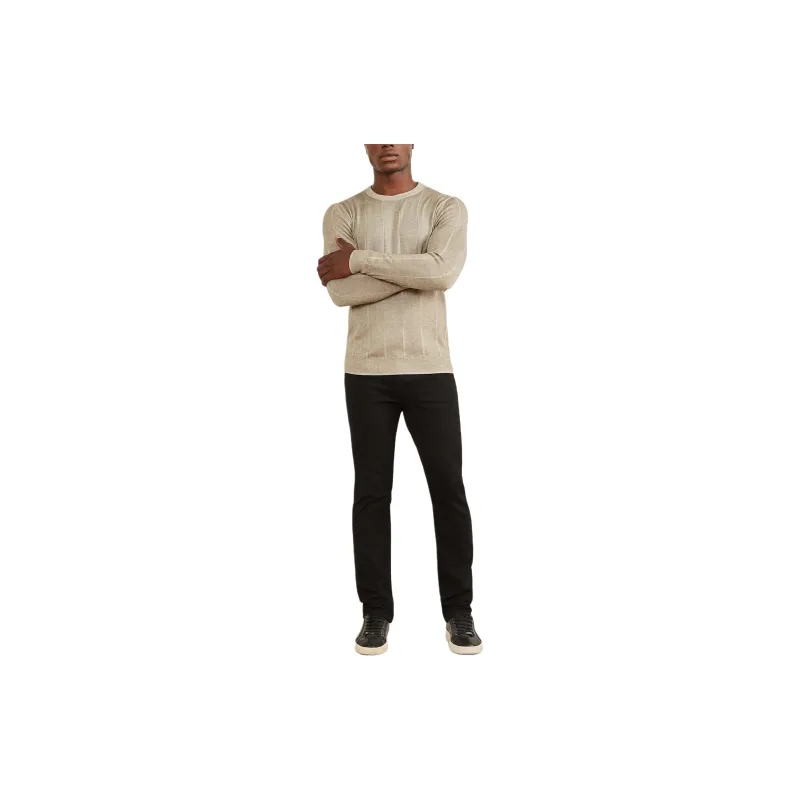 GUESS Merino Wool Crewneck Sweater Sweater Men's Moss Green-2