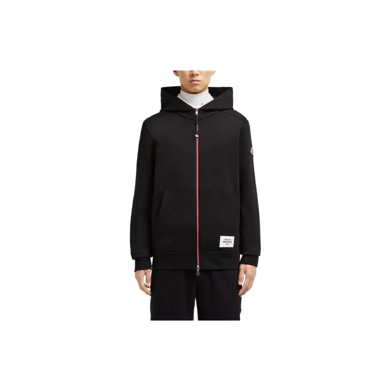 Moncler Logo Patch Zipped Hoodie-2
