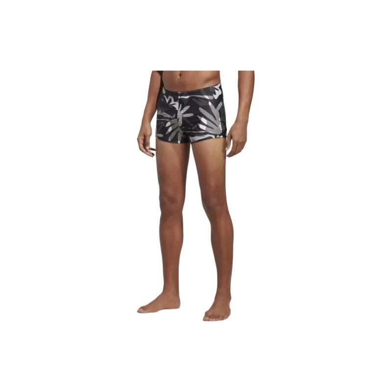 Adidas Sportswear FLORAL GRAPHIC SWIM BOXERS Swimming Shorts Men's Black-1