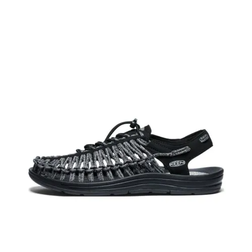 ARTPARA FUKAGAWA x KEEN Uneek Slip-Resistant Breathable River Trekking Shoes Unisex Black Gray Color