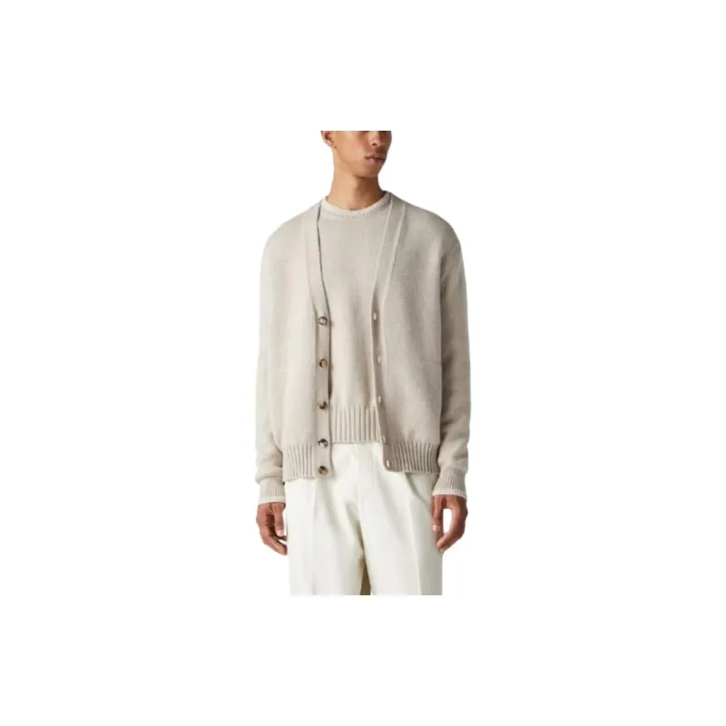Loro Piana Knitwear Men Ecru-2