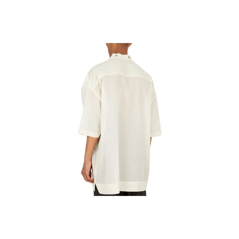 RICK OWENS Shirts Men Ecru-2
