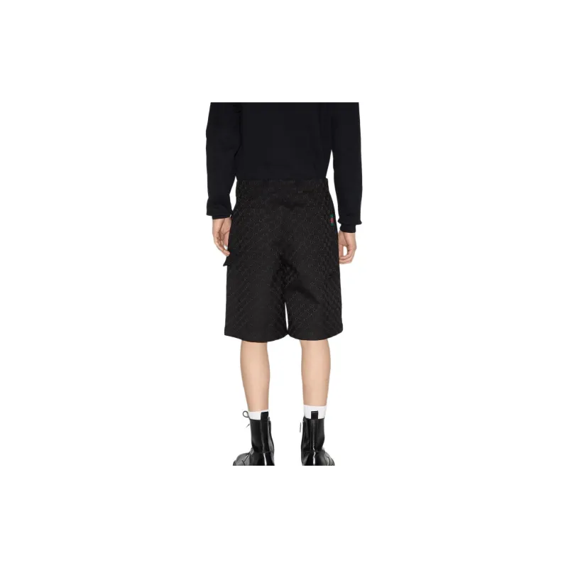 GUCCI Monogrammed Bermuda Shorts-4