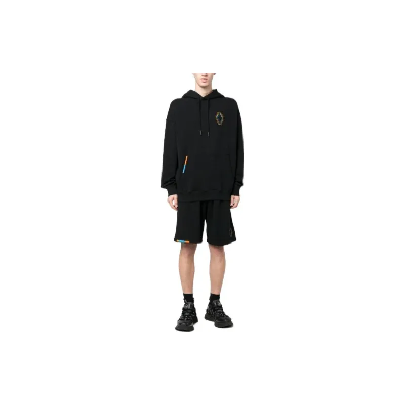 Marcelo Burlon Cross embroidered Drawstring Hood-1