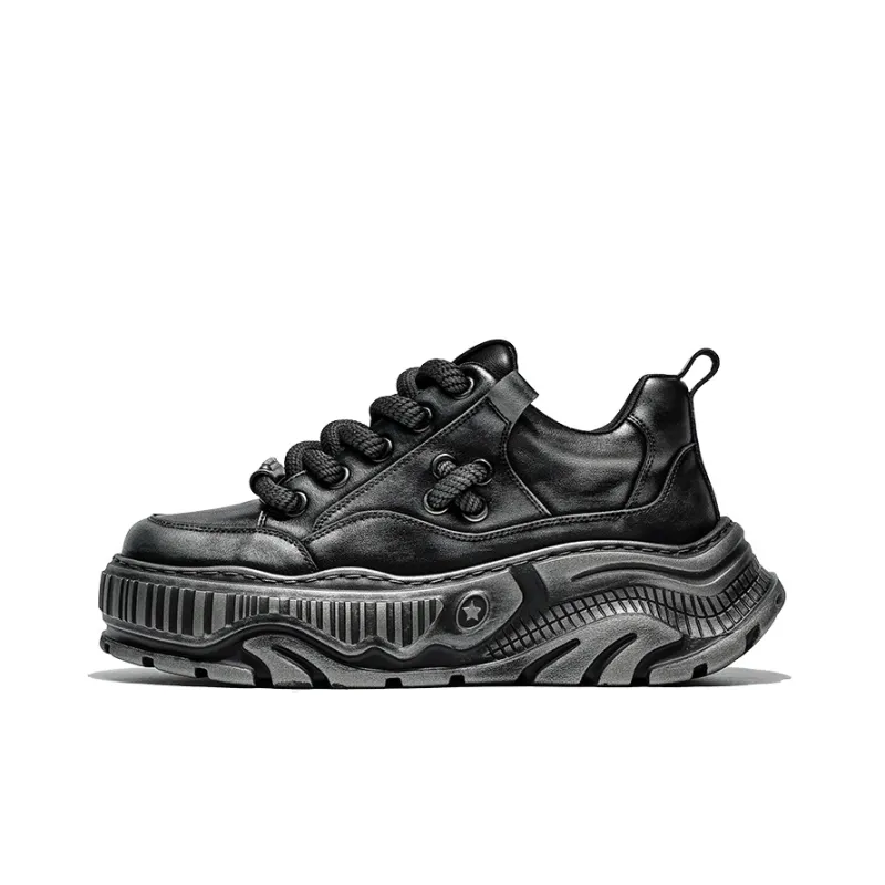 MOERBAI Original Machine Series Wear-Resistant Support Height Increasing Low-Top Casual Shoes Unisex-6