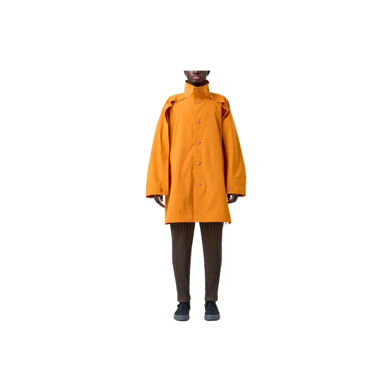 Homme Plissé Issey Miyake SS24 Coats Men's Orange-3