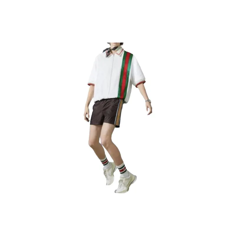 GUCCI Swimming Shorts Men's Dark Brown-2
