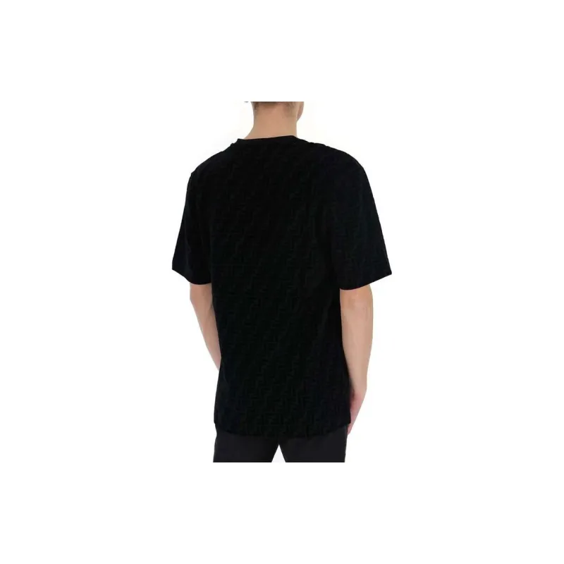 FENDI FF jacquard Terry T shirt-3