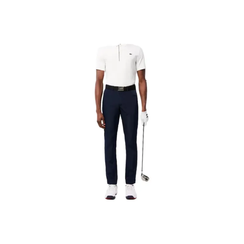 LACOSTE Knitted Sports Pants Men's Marine Blue-4