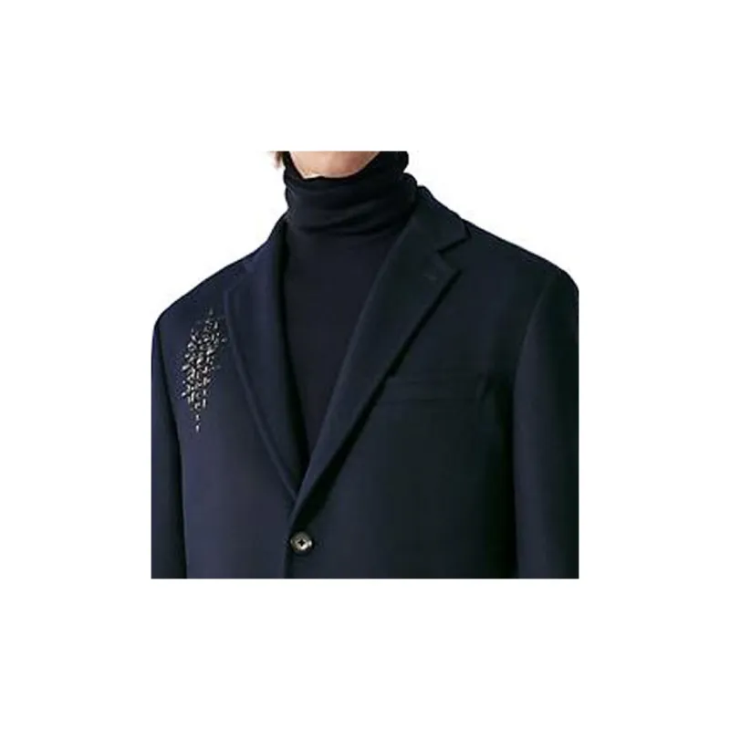 HERMES Business Suits Coats Men's Navy-1