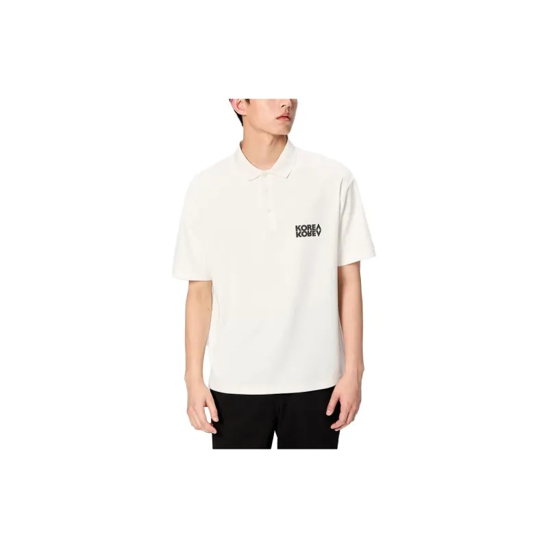 WOOG2005 Polo Shirts Men White-2