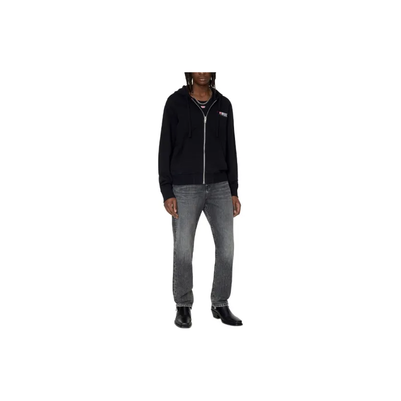 DIESEL S Ginn Hood Zip Div Hoodie-1