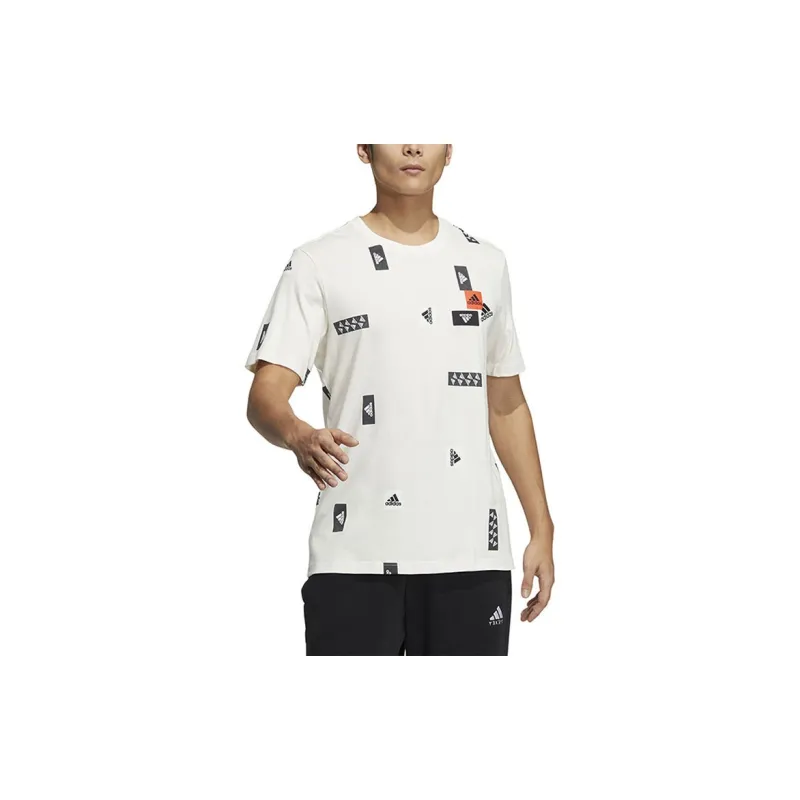 Adidas T Shirts Men White-1