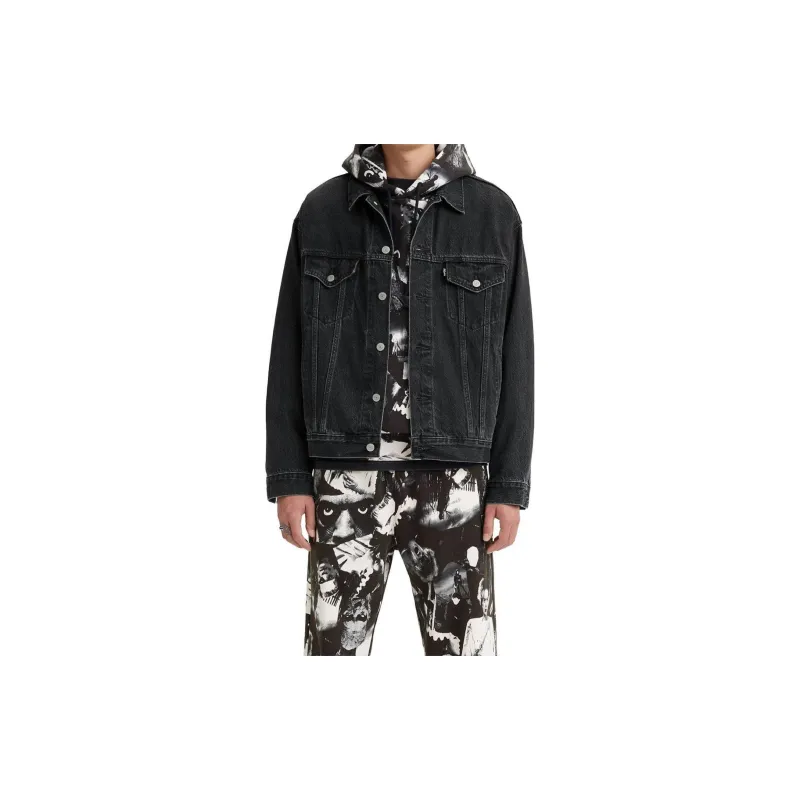 Levis Jackets Men Black-3