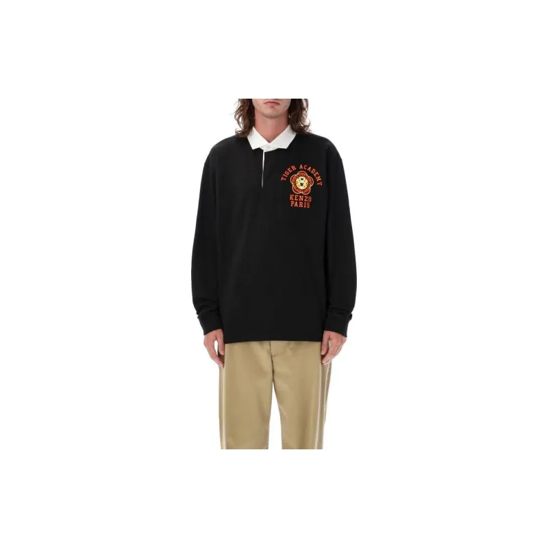 KENZO Tiger Academy Cotton Polo Shirt-2