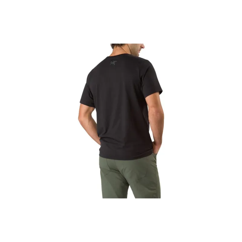 Arcteryx Beginners' Bird Military Bird Collection T Shirts Men Black-1