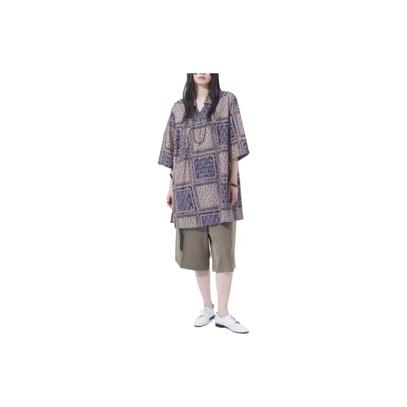 Yohji Yamamoto Casual Shorts Unisex Khaki-2
