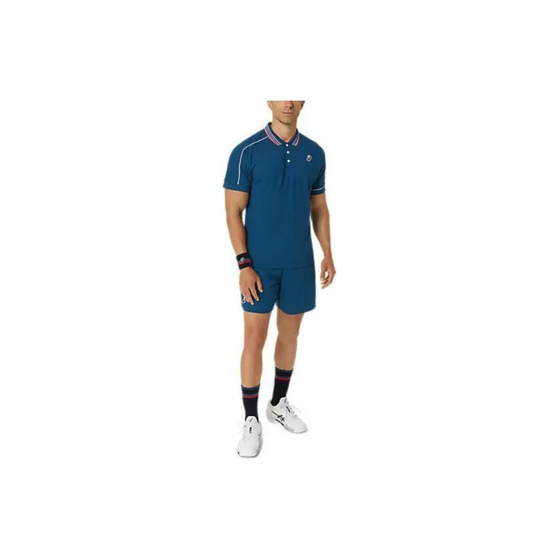 Asics Classic Polo Shirt Polo Shirt Men's Taupe-3