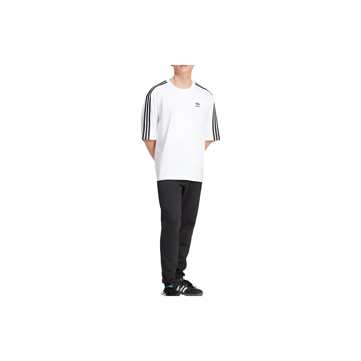 Adidas Originals Adicolor Oversized Tee L - POIZON Adidas Originals Adicolor Oversized Tee L - POIZON