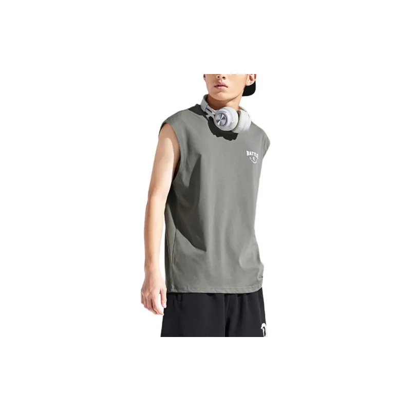 QIAODAN Tank Top Men's Slate Gray-2