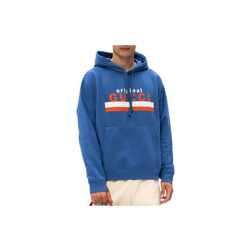 GUCCI Sweatshirts Men Blue-3