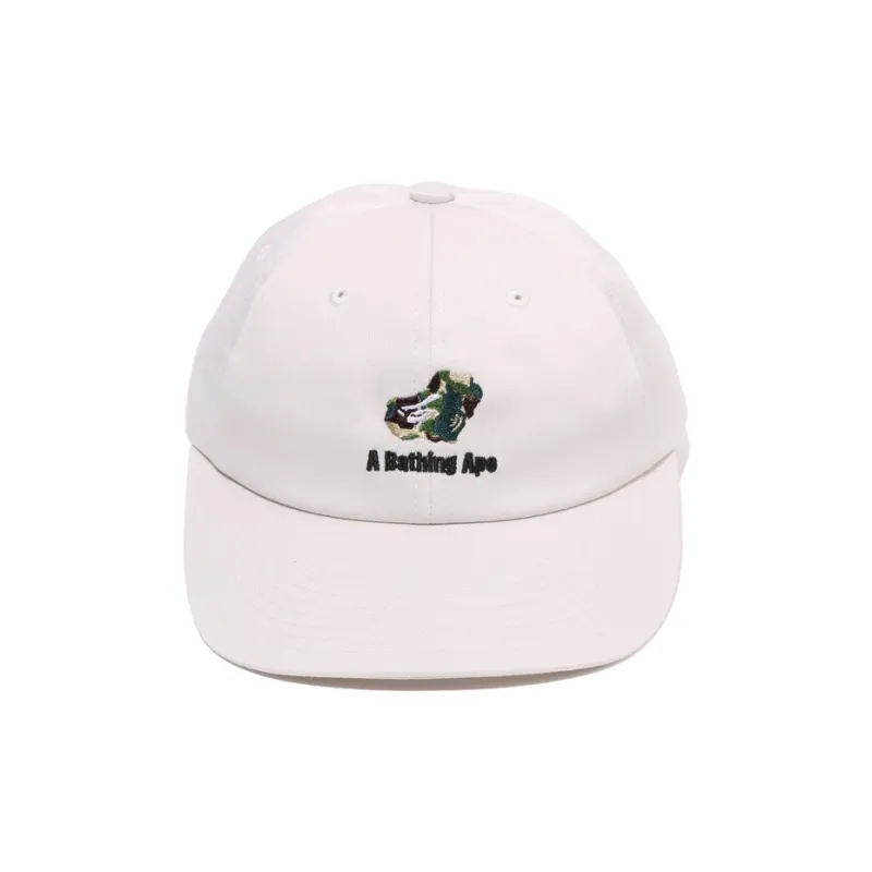 A BATHING APE Logo embroidered Cotton Cap-4