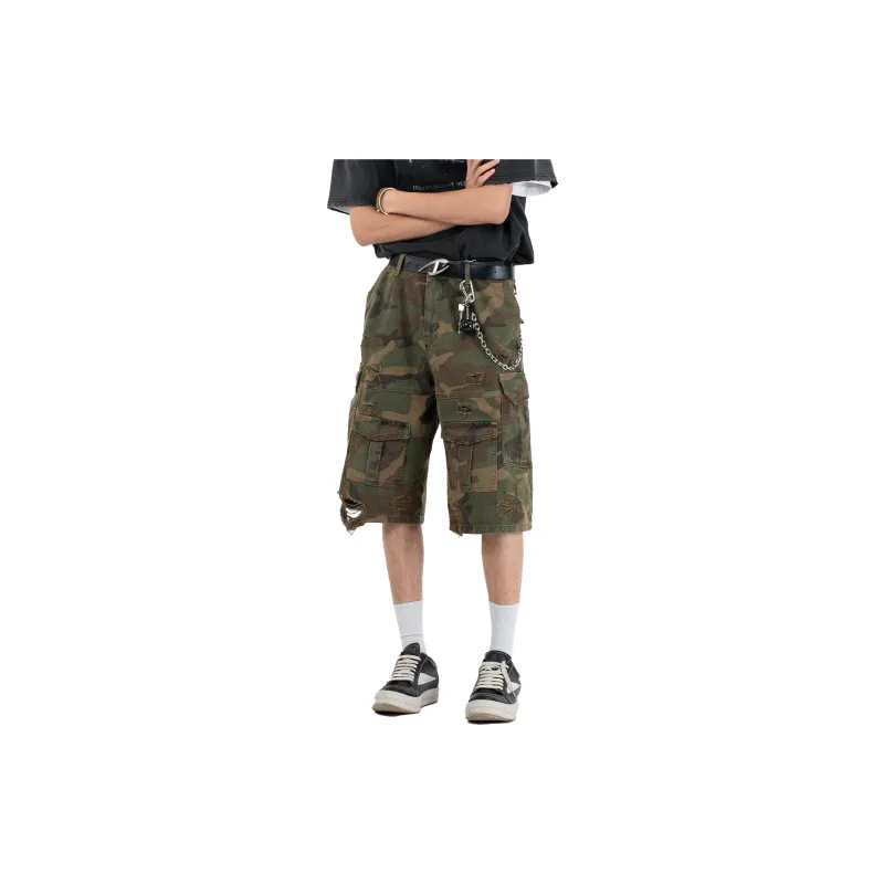Gangurru Cargo Shorts Unisex Camouflage-2